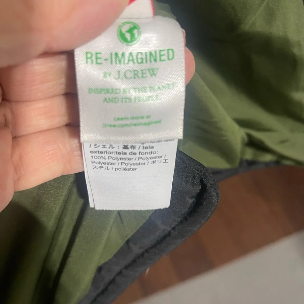J. Crew Black Quilted Puffer Coat - Picture 5 of 7